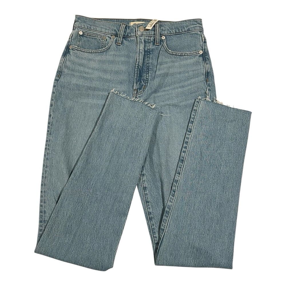 NEW Madewell The Perfect Vintage Jeans Light Wash High Waist Distressed 28TL